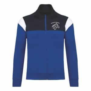 Veste de survêtement zippée (enfant) - Elevage du Chatellier - Bleu roi - PA391