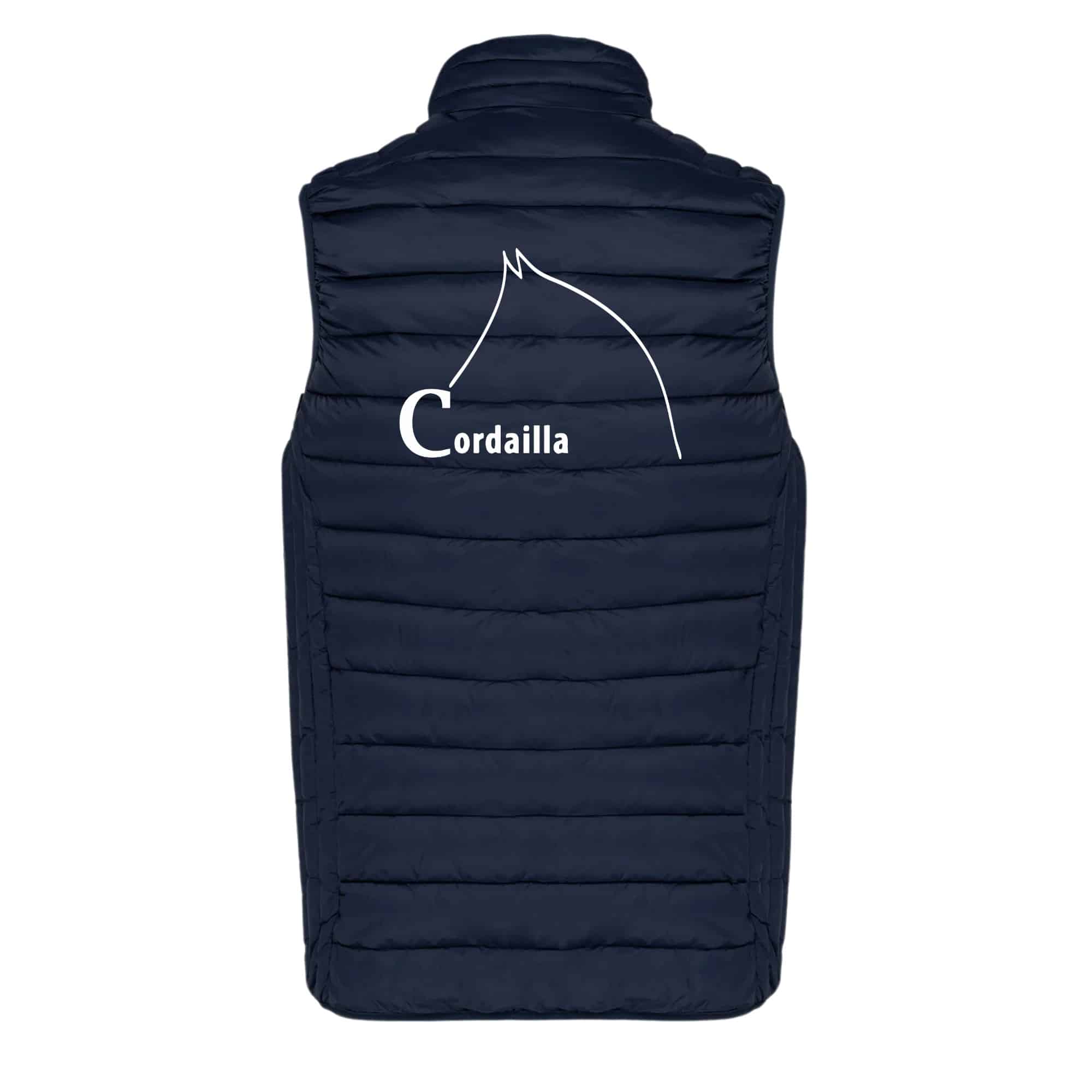 DOUDOUNE SANS MANCHES (enfant) - Association Team Cordailla - Navy - K6115 – Image 3