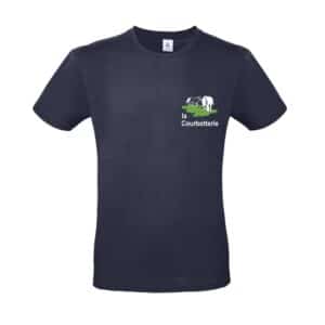 T-SHIRT (homme) - Les écuries de la Courbotterie - Navy - BC03T
