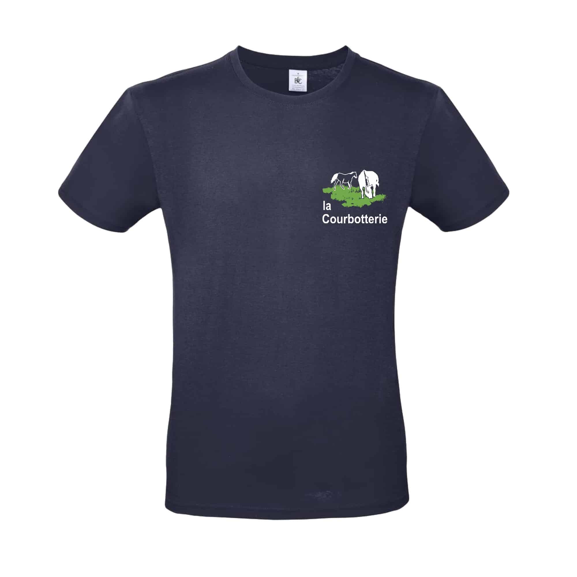 T-SHIRT (enfant) - Les écuries de la Courbotterie - Navy - BC03TK