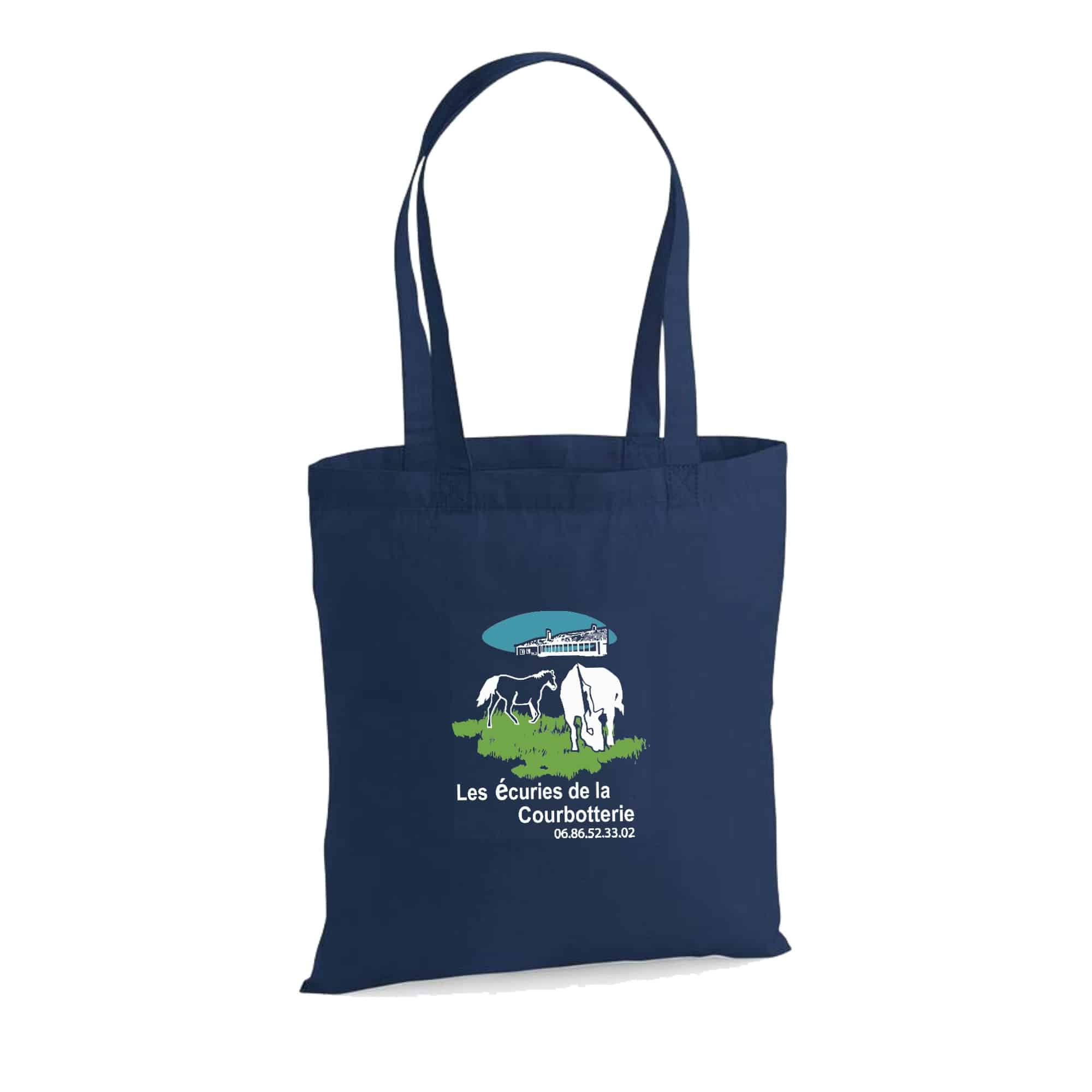 TOTE BAG - Les écuries de la Courbotterie - Navy - WM101