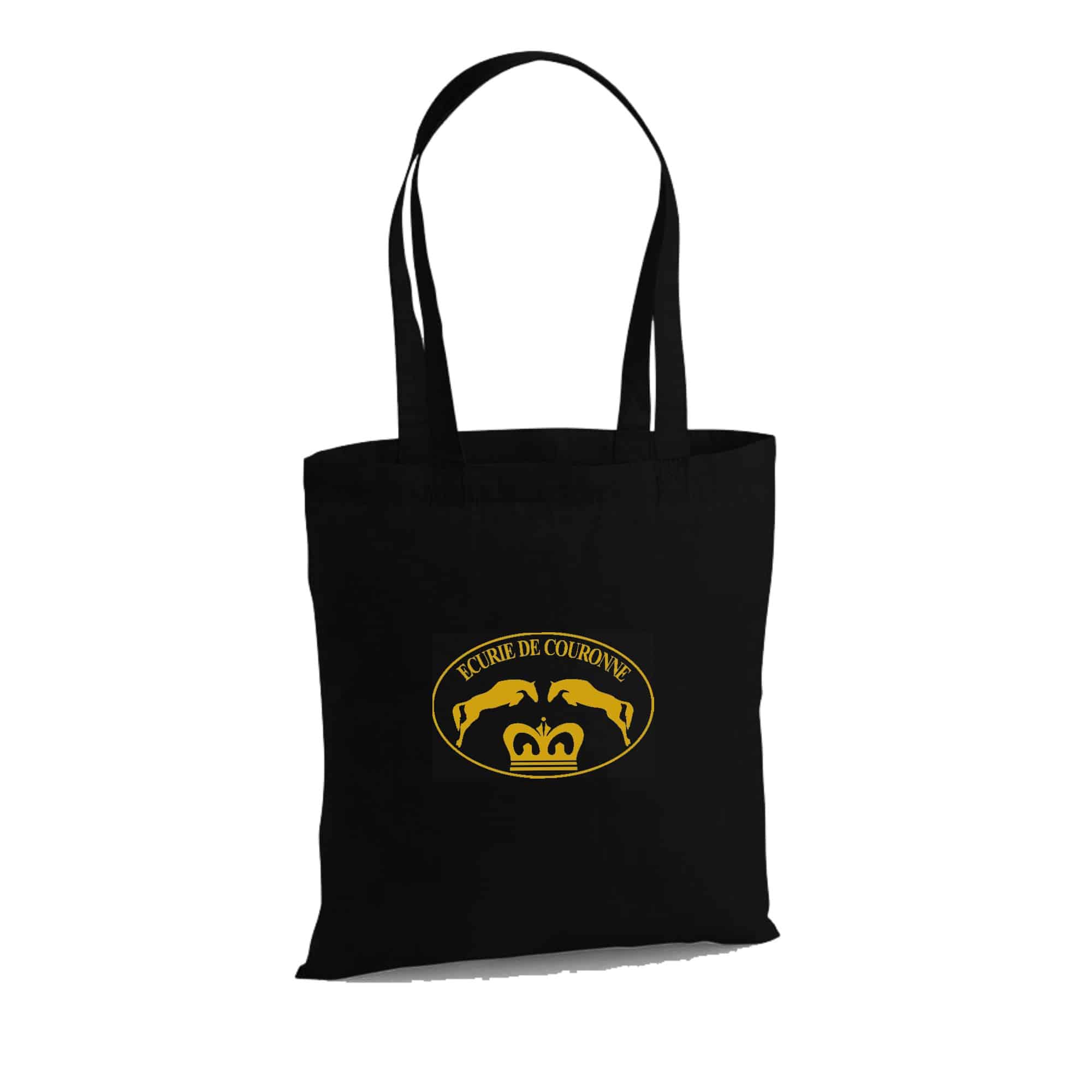 TOTE BAG - Écurie de Couronne - Noir - WM101