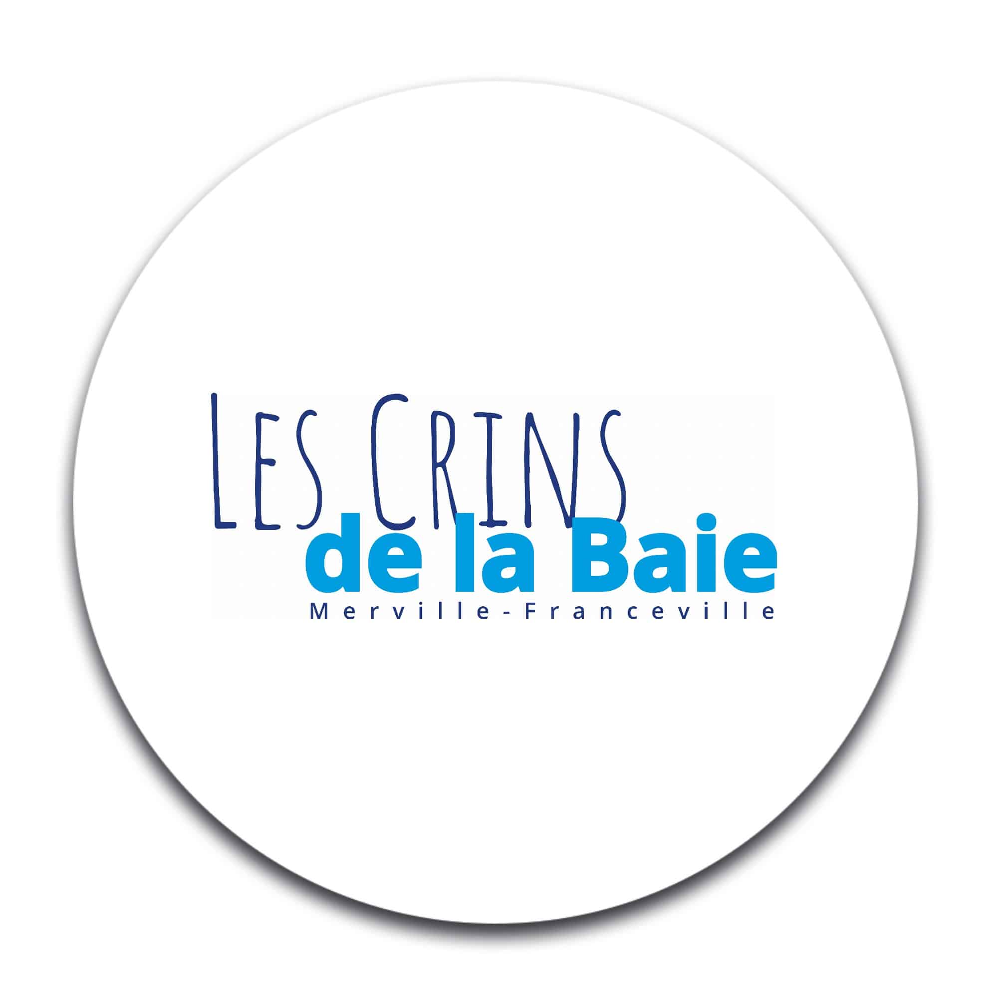 STICKER ROND - Les Crins de la Baie - STI001