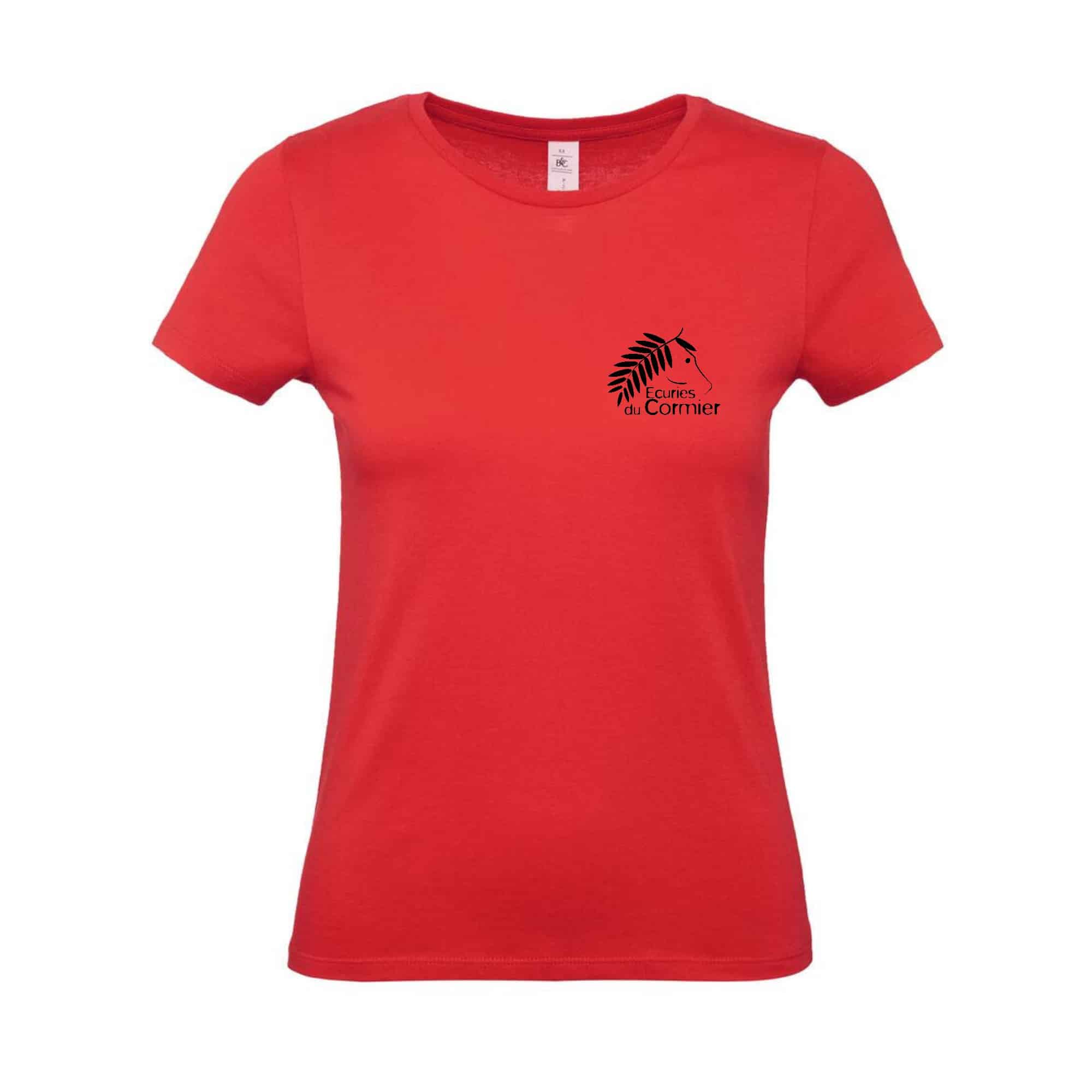 T-SHIRT (femme) - DOYON Ludivine – Rouge - BC04T