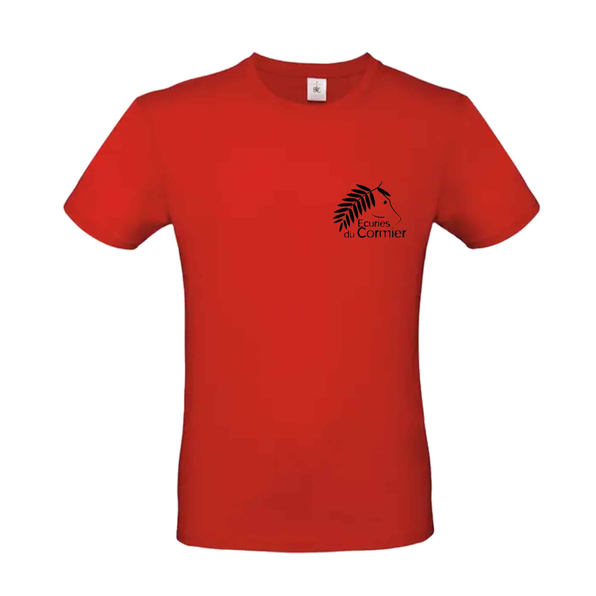 T-SHIRT (homme) - DOYON Ludivine – Rouge - BC03T