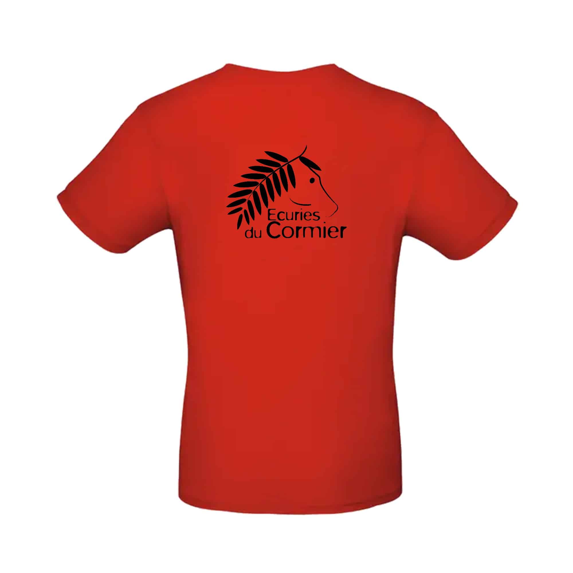 T-SHIRT (homme) - DOYON Ludivine – Rouge - BC03T – Image 3