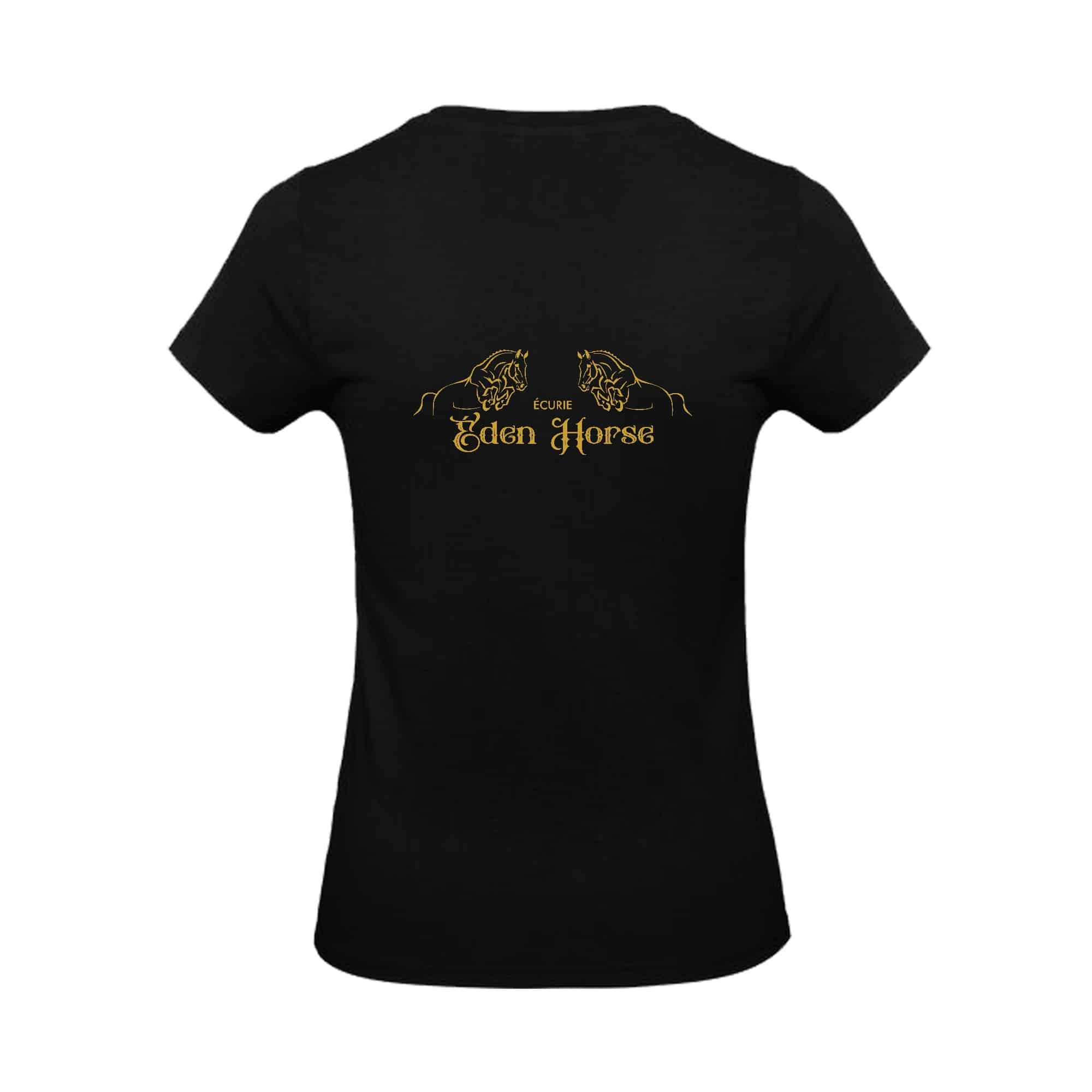 T-SHIRT (femme) - ÉDEN HORSE (13) - BC04T – Image 3