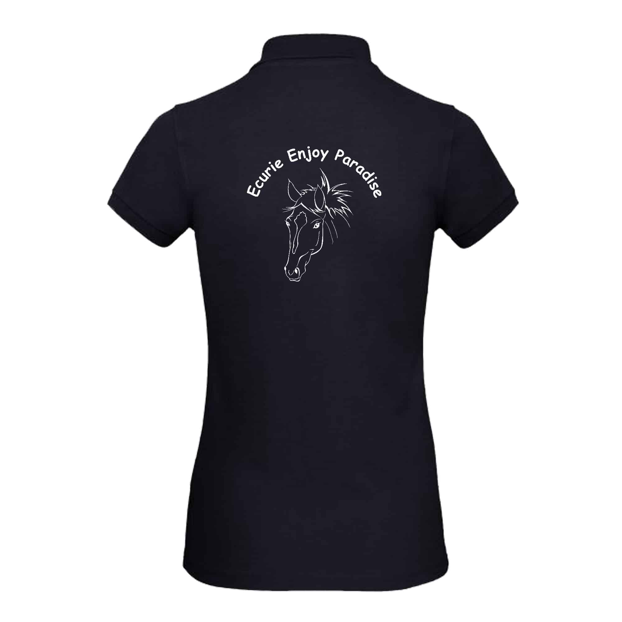 Polo premium (femme) - ECURIE ENJOY PARADISE - Navy - BCW463 – Image 2