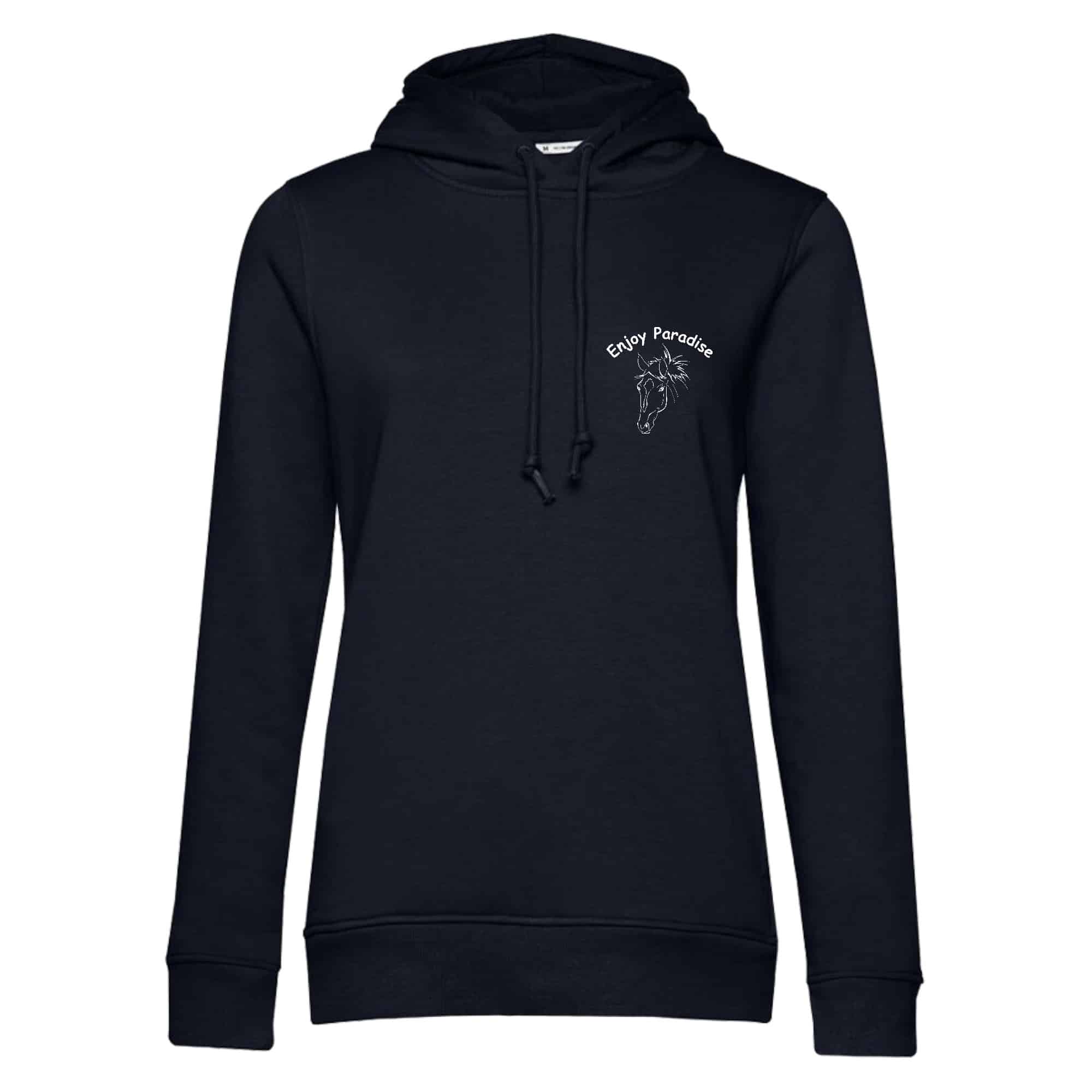 SWEAT A CAPUCHE (femme) – ECURIE ENJOY PARADISE - Navy - BCW34B