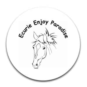 STICKER ROND - ECURIE ENJOY PARADISE - STI001