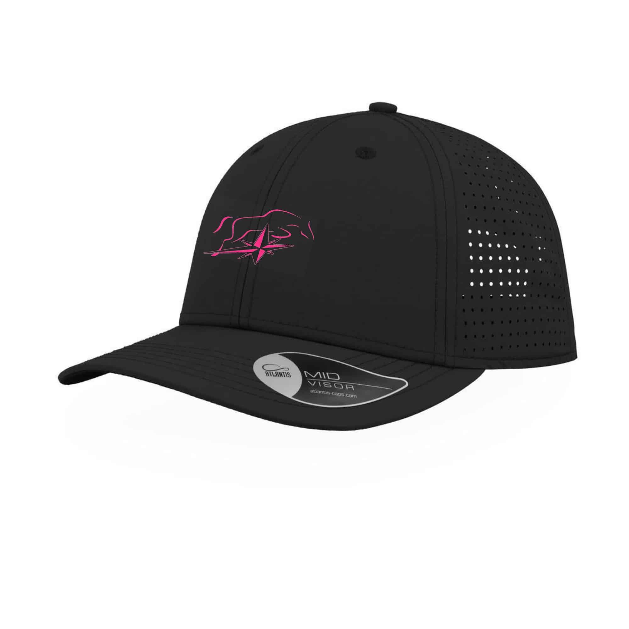 Casquette ventilée - Association Equi Loisirs - Noir - AT182