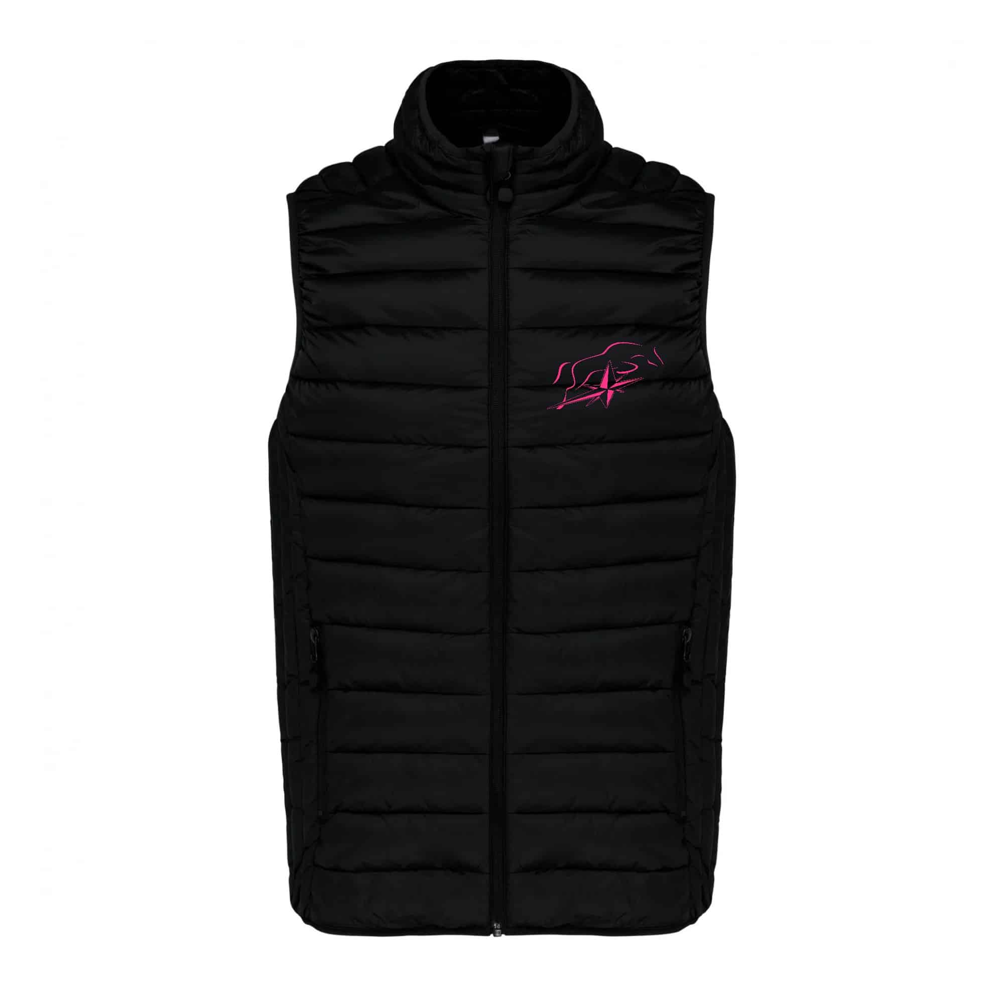 DOUDOUNE SANS MANCHES (femme) - Association Equi Loisirs - Noir - K6114