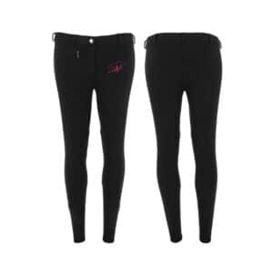Pantalon d'équitation RIDING WORLD (enfant) - Association Equi Loisirs - Noir - 989070