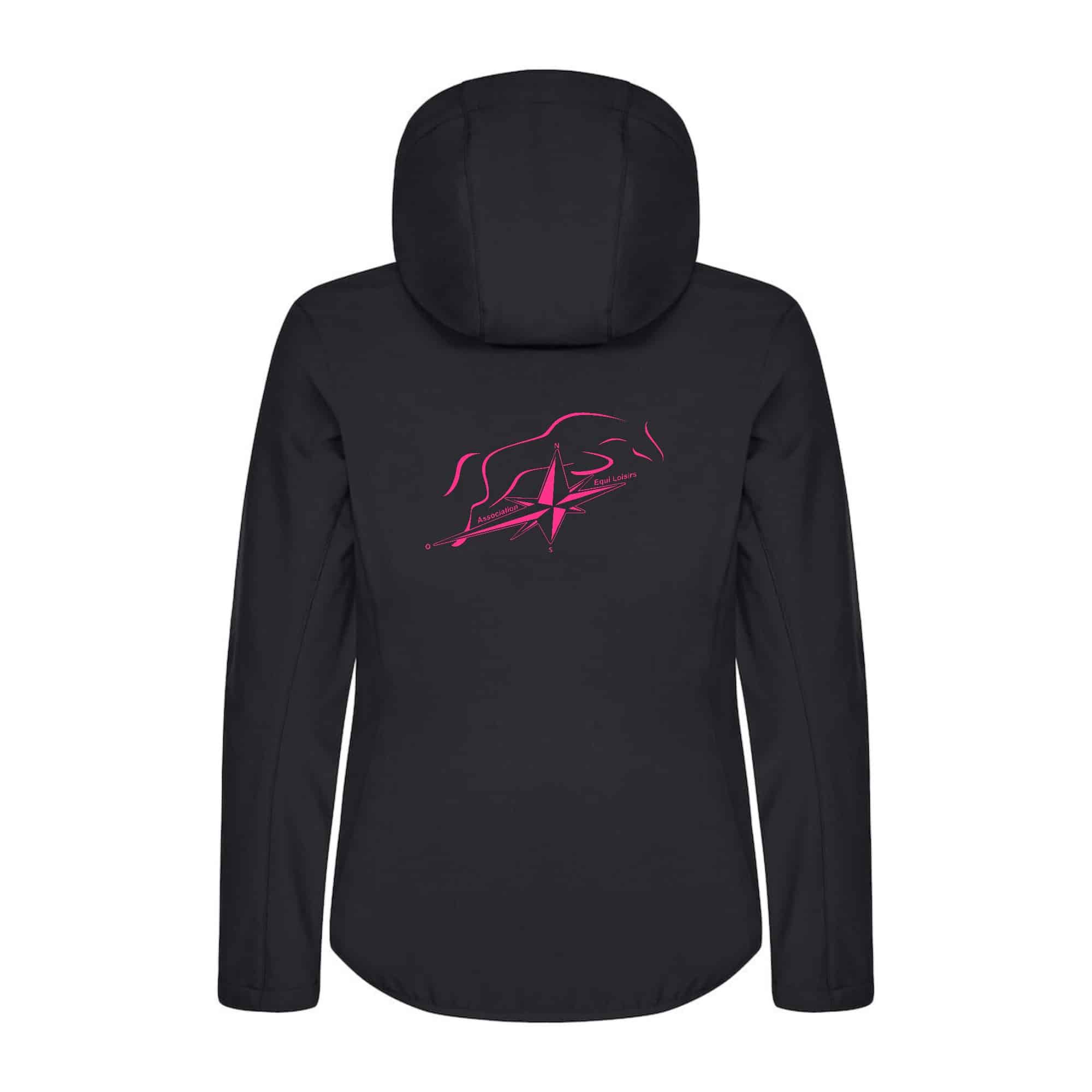 SOFTSHELL "Classic" (femme) - Association Equi Loisirs - Noir - 0200917 – Image 3