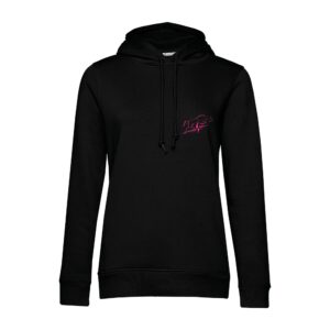 SWEAT A CAPUCHE (femme) – Association Equi Loisirs - Noir - BCW34B