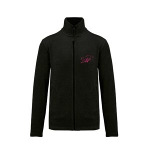Veste micropolaire zippée (enfant) – Association Equi Loisirs - Noir – K920