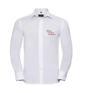 CHEMISE MANCHES LONGUES (homme) - Haras du val des escholiers – Blanc - JZ922