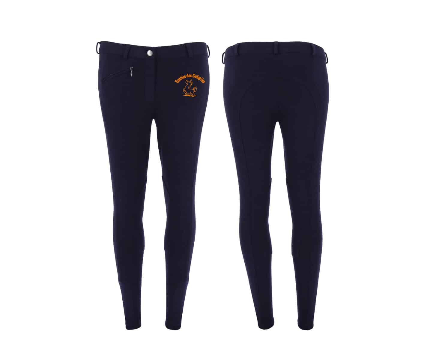 Pantalon d'équitation RIDING WORLD (femme) - Ecurie des Galopins - Navy - 989071