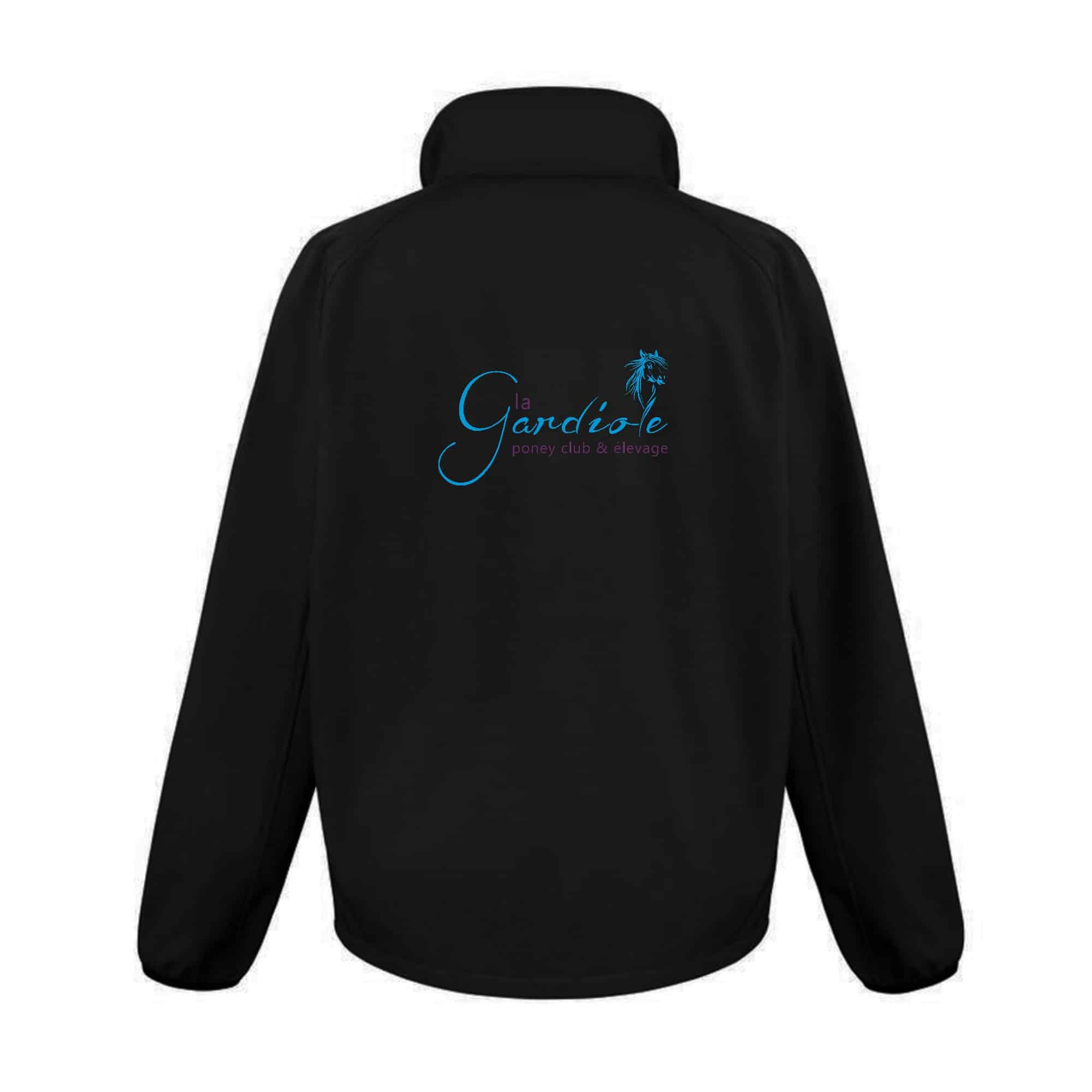 SOFTSHELL ECO (femme) – Poney club et élevage de La Gardiole - Noir - R231F – Image 3