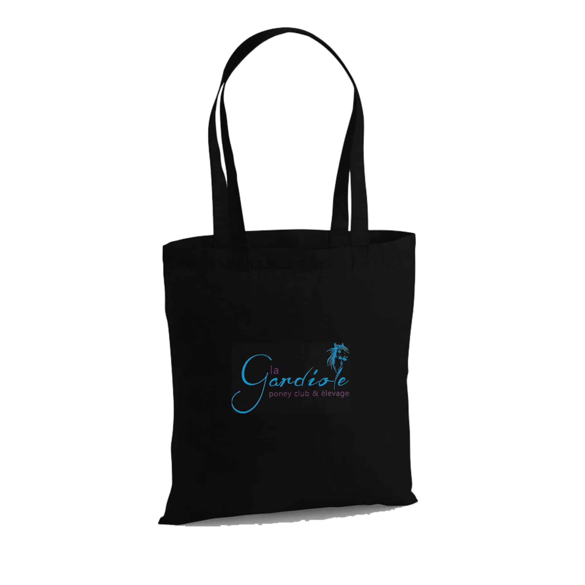 TOTE BAG - Poney club et élevage de La Gardiole - Noir - WM101