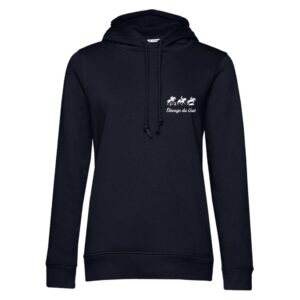 SWEAT A CAPUCHE (femme) – Élevage du Gué - Navy - BCW34B