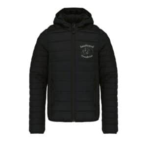 DOUDOUNE AVEC MANCHES ET CAPUCHE (enfant) - ASSOCIATION HANDICAVAL CROTELLOISE - Noir - K6112