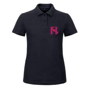 Polo premium (femme) - Hf coaching - Navy - BCW463