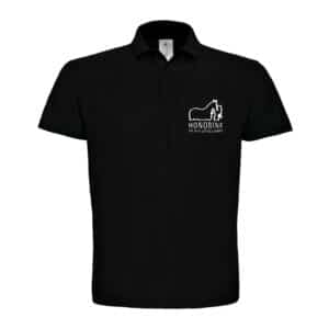 POLO (homme) - Honorine et ses attelages - Noir - BCID1