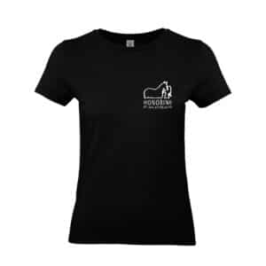 T-SHIRT (femme) - Honorine et ses attelages - Noir - BC04T
