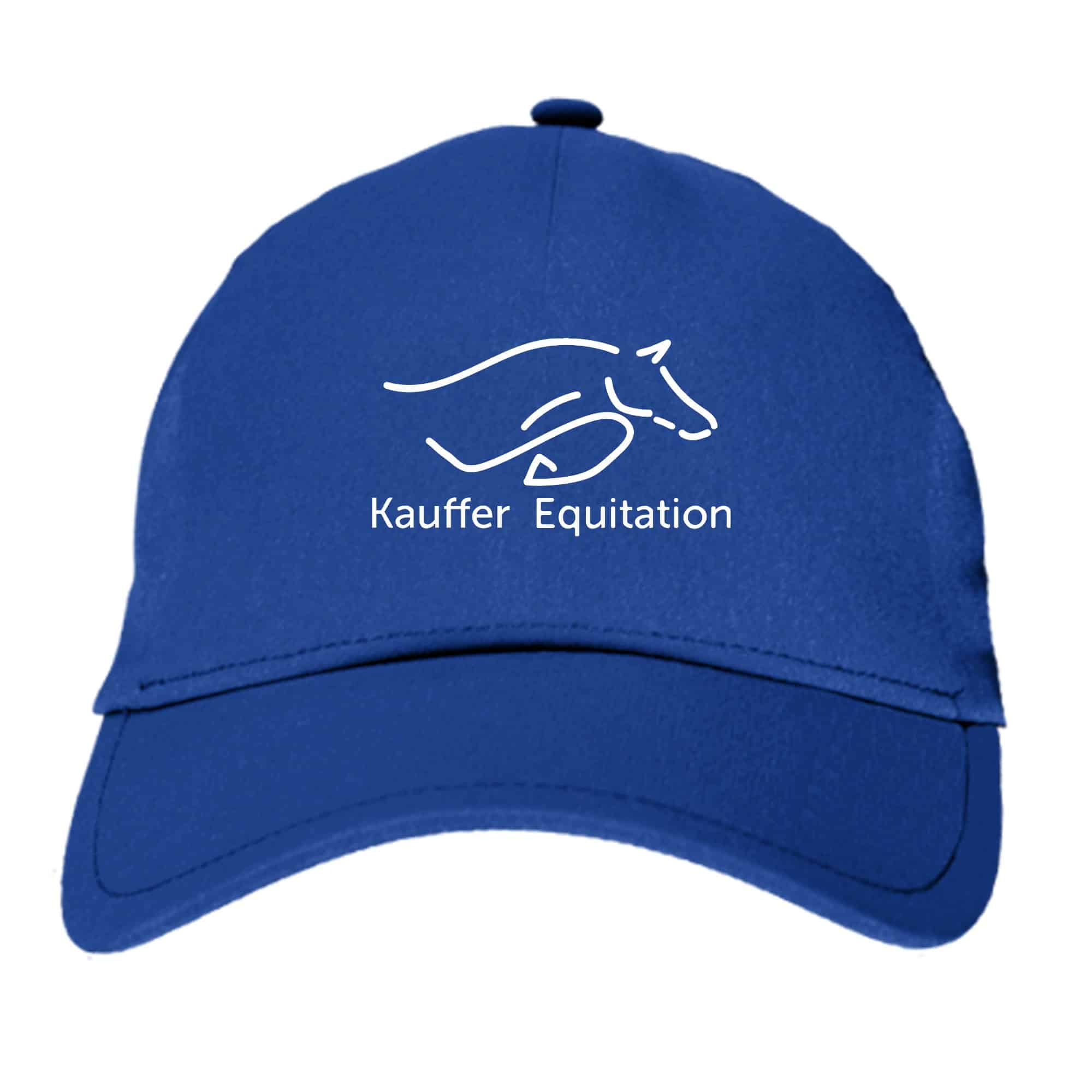 CASQUETTE - Kauffer Equitation - Bleu roi - BF015