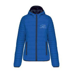 DOUDOUNE AVEC MANCHES ET CAPUCHE (femme) - Kauffer Equitation - Bleu roi - K6111