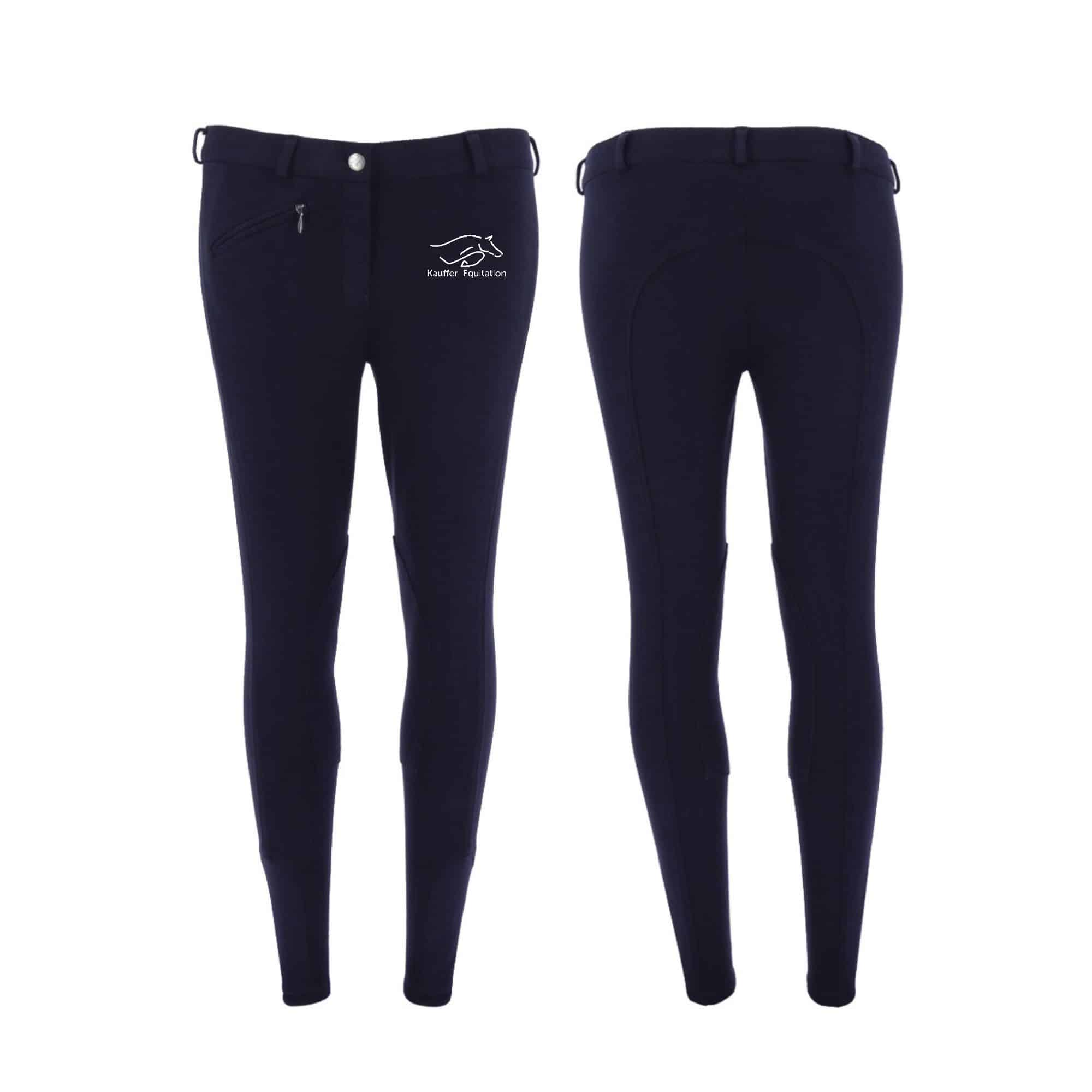 Pantalon d'équitation RIDING WORLD (enfant) - Kauffer Equitation - Navy - 989070