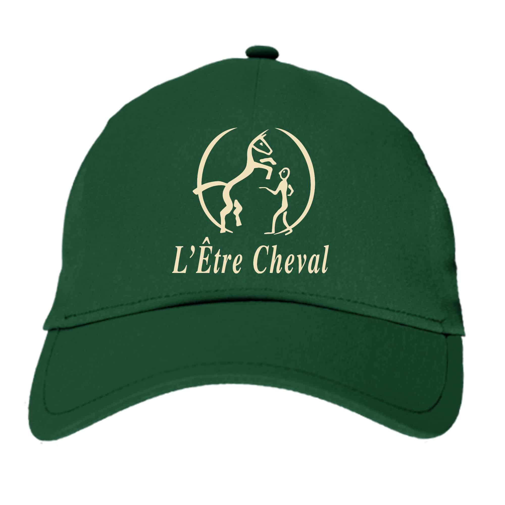 CASQUETTE - L' Être Cheval - Vert foret - BF015