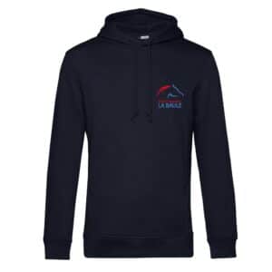 SWEAT A CAPUCHE (enfant) - SARL CENTRE EQUESTRE BAULOIS - Navy - K477