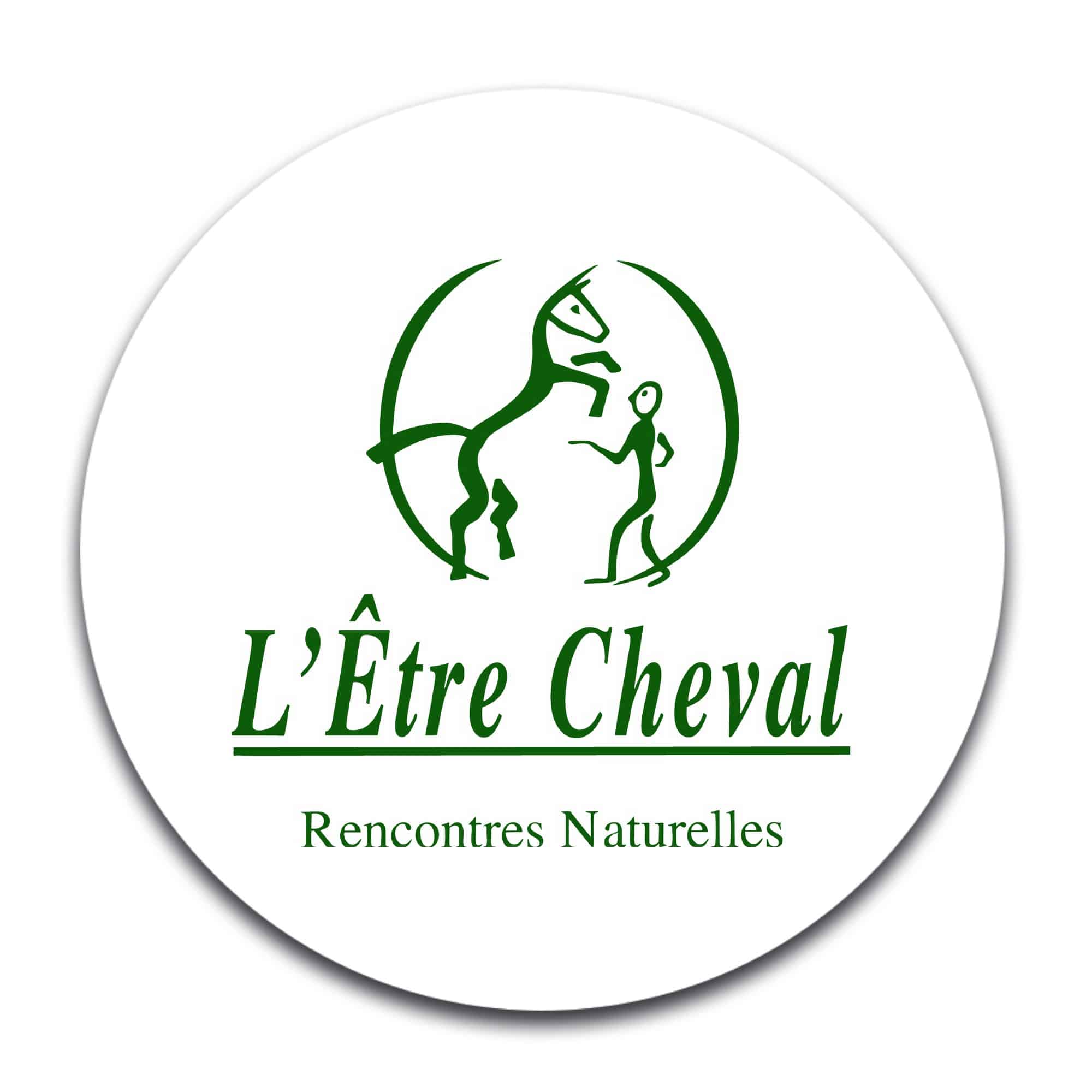 STICKER ROND - L' Être Cheval - STI001