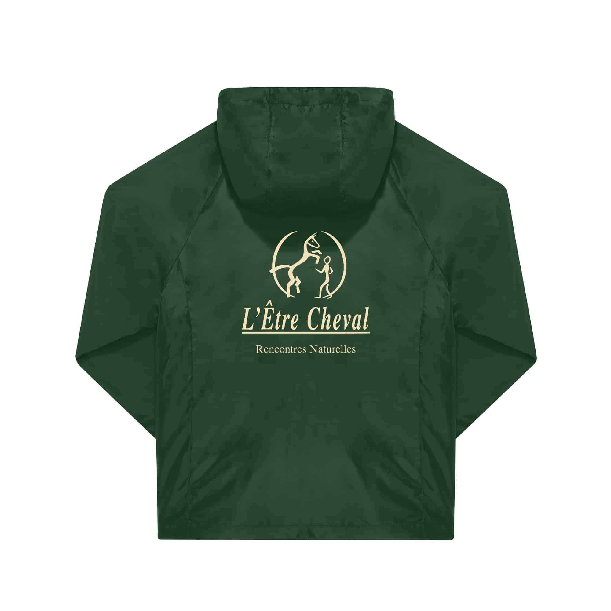 COUPE-VENT (unisexe) - L' Être Cheval - Vert foret - BC630 – Image 3