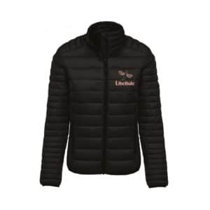 DOUDOUNE AVEC MANCHES (femme) - Association équestre Libellule - Noir - K6121