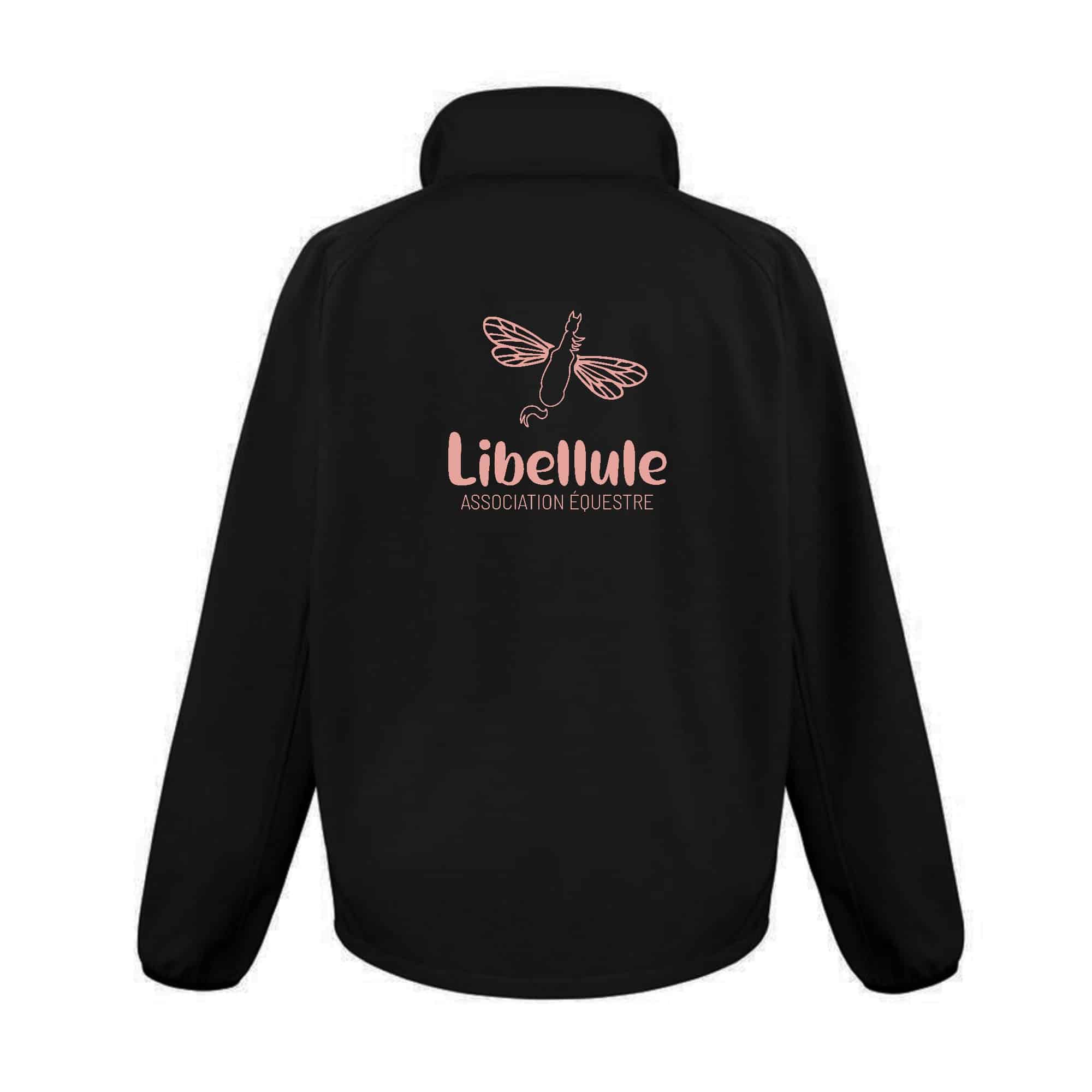 SOFTSHELL ECO (femme) – Association équestre Libellule - Noir - R231F – Image 3