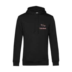 SWEAT A CAPUCHE (enfant) - Association équestre Libellule - Noir - K477
