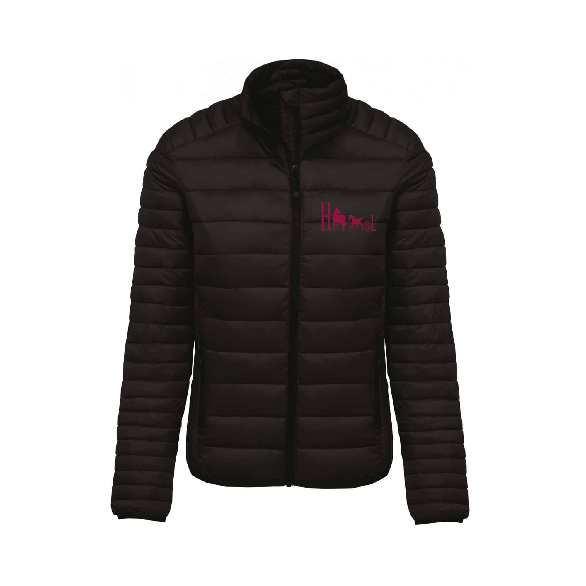 DOUDOUNE AVEC MANCHES (femme) - Haras du lion - Noir - K6121