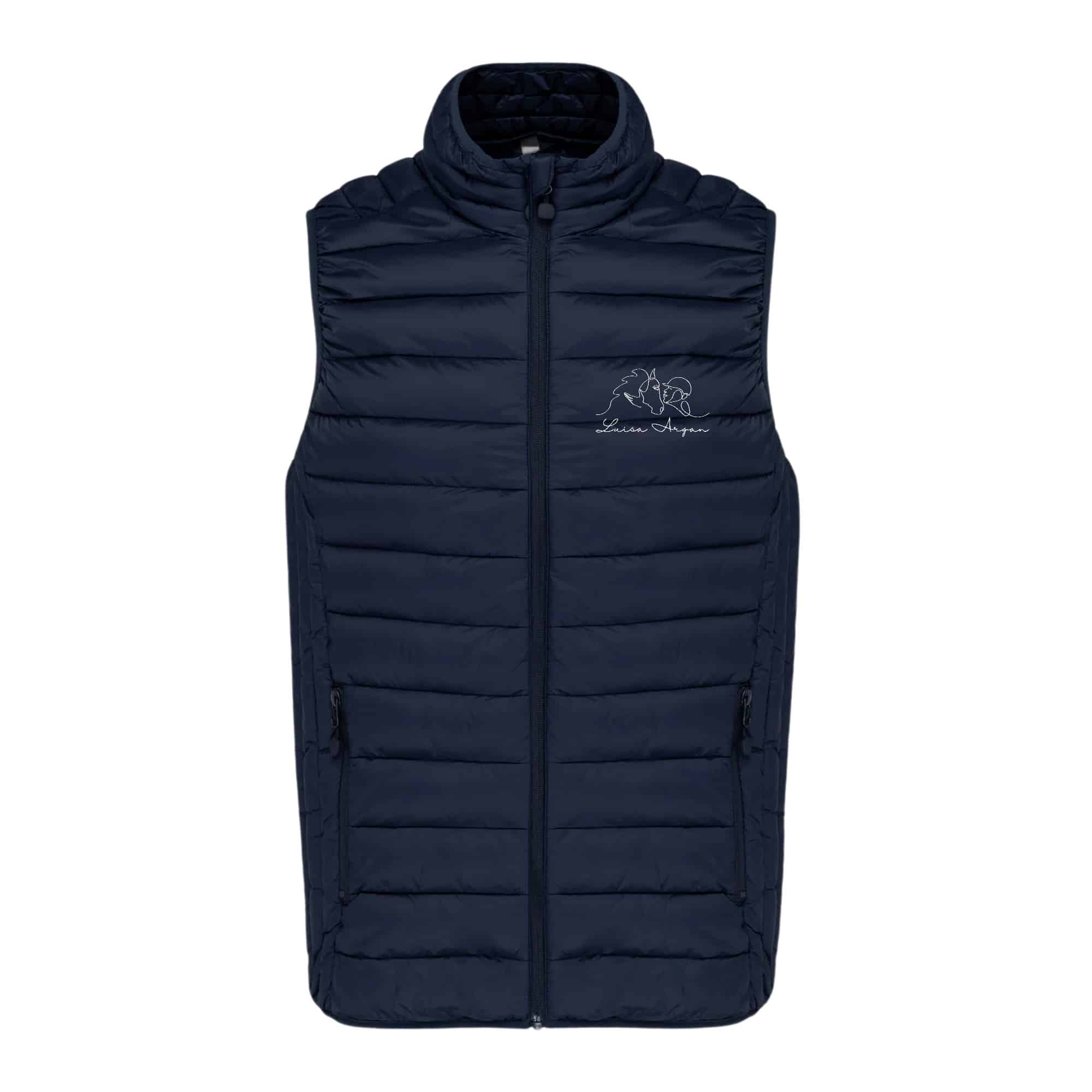 DOUDOUNE SANS MANCHES (femme) - Ecurie luisa argan - Navy - K6114