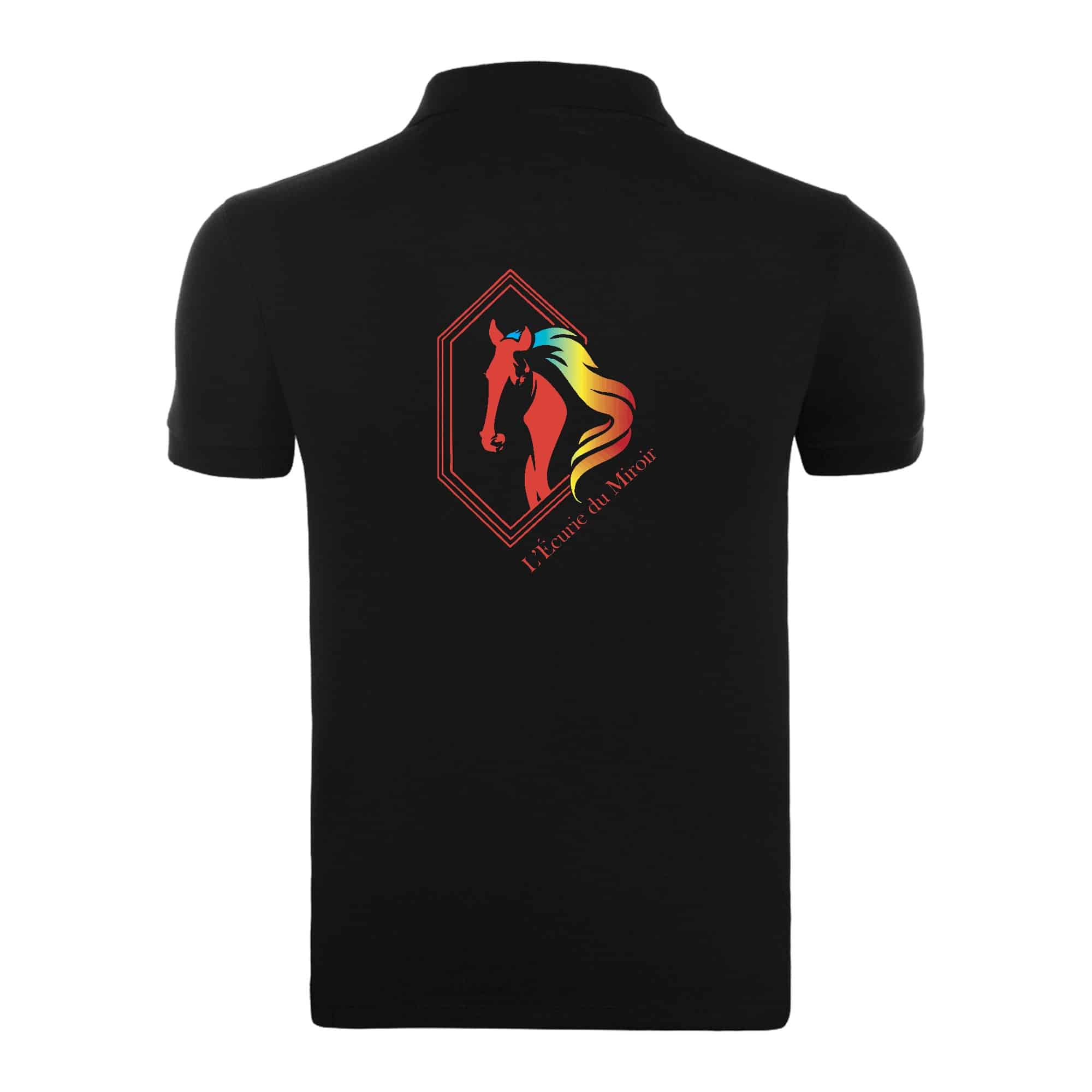 POLO (enfant) - L'ECURIE DU MIROIR - Noir - BCK424 – Image 3