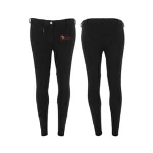 Pantalon d'équitation RIDING WORLD (enfant) - L'ECURIE DU MIROIR - Noir - 989070