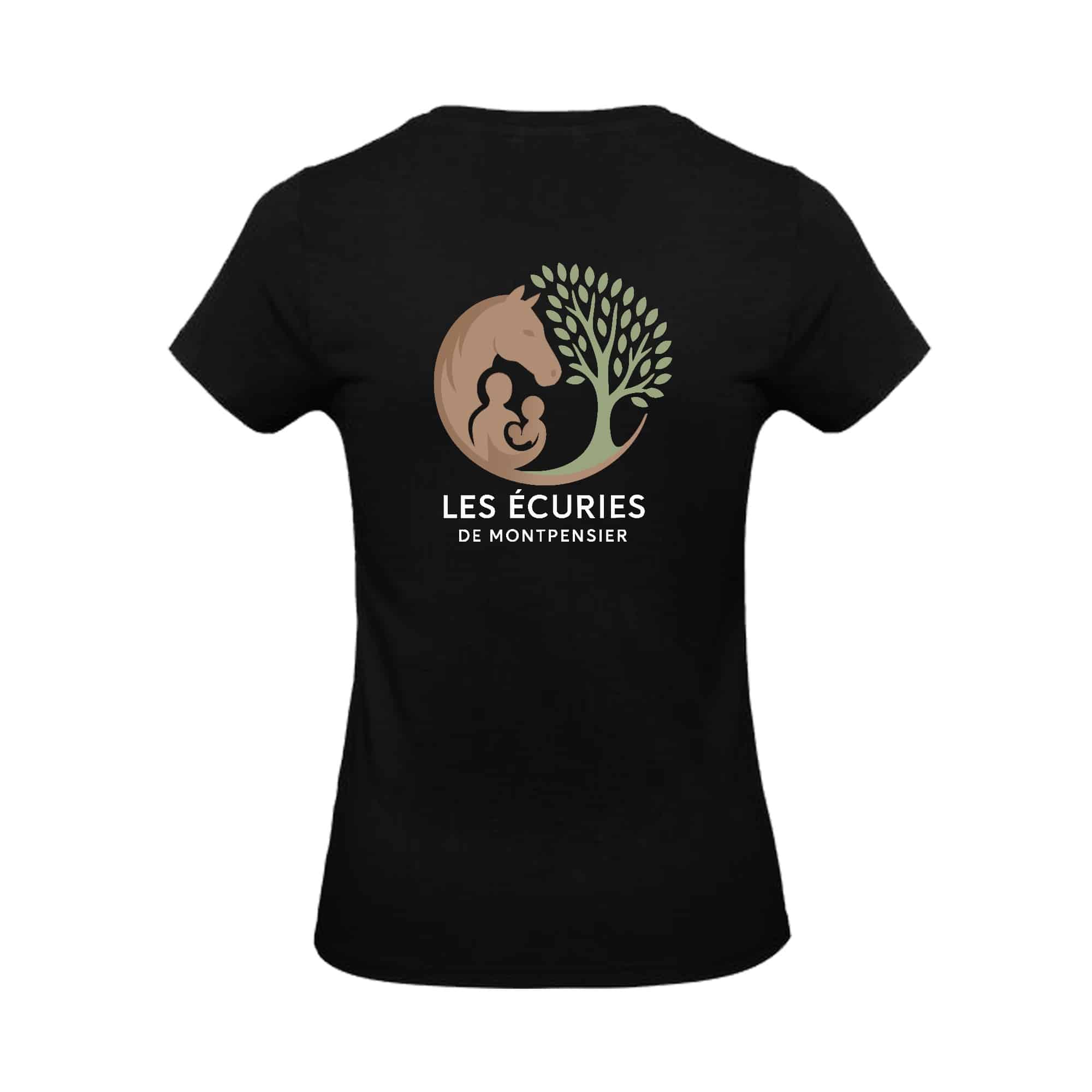 T-SHIRT (femme) - Les Écuries de Montpensier - BC04T – Image 3