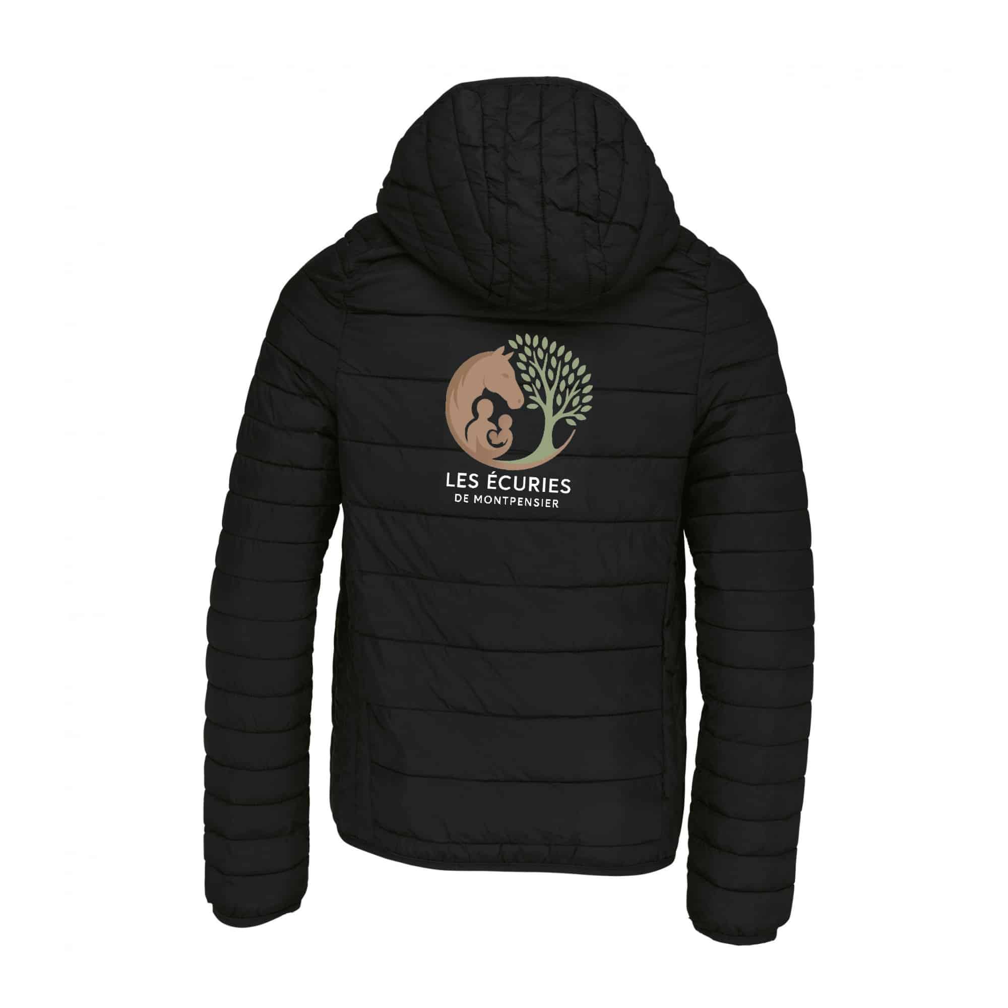DOUDOUNE AVEC MANCHES ET CAPUCHE (enfant) - Les Écuries de Montpensier - K6112 – Image 3