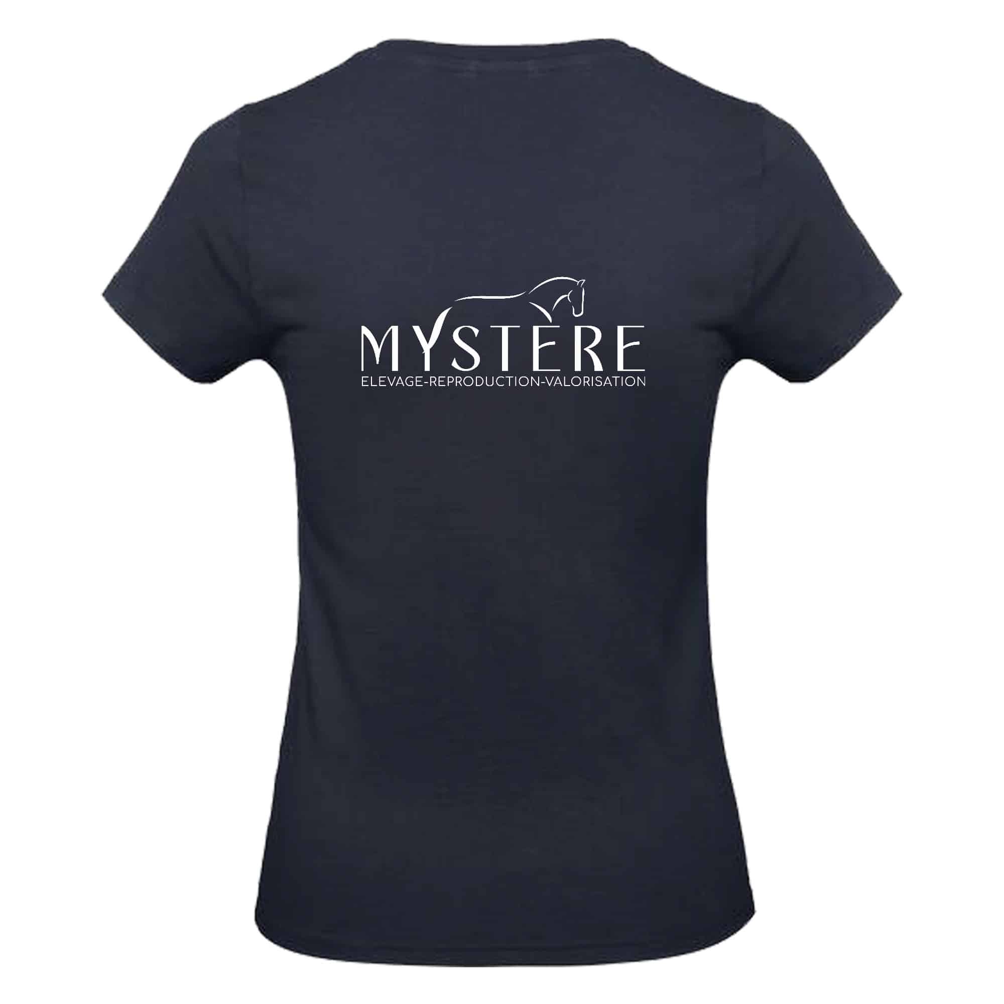 T-SHIRT (femme) - Elevage du Mystère - Navy - BC04T – Image 3