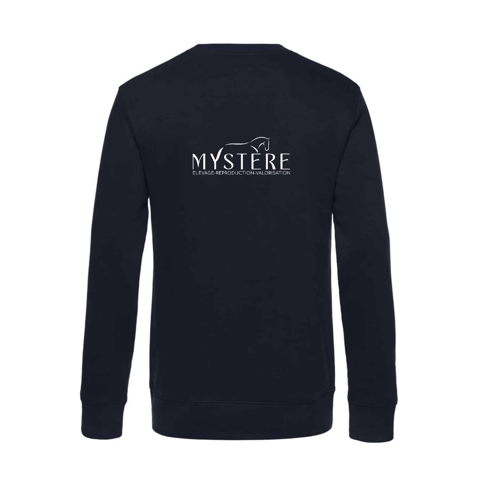 SWEAT COL ROND (femme) - Elevage du Mystère - Navy - BCW01Q – Image 3