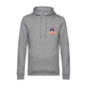 SWEAT A CAPUCHE (enfant) - Nicorn App - Gris chiné - K477
