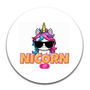 STICKER ROND - Nicorn App - STI001