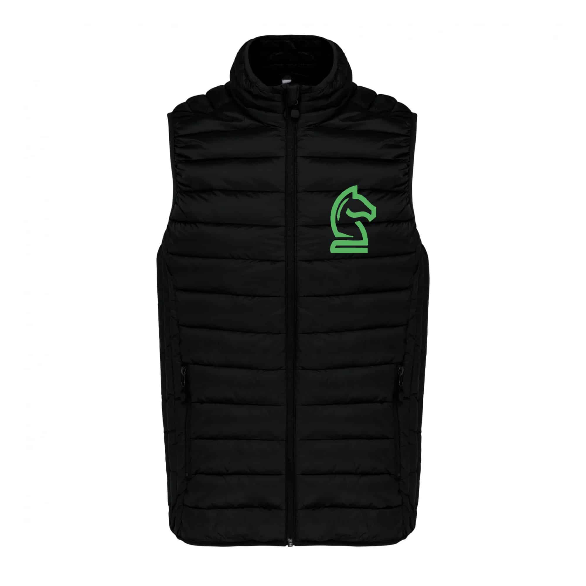 DOUDOUNE SANS MANCHES (homme) - Guillaume Oosterlinck - Noir - K6113